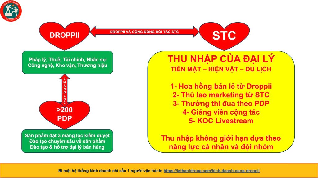 Kinh doanh Droppii - Kiếm tiền online tại nhà 2025